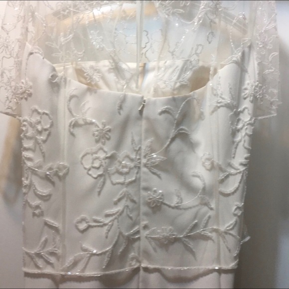 Cream formal dress (wedding, mother of the bride) - Picture 3 of 6